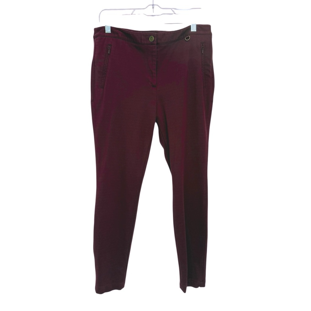 Talbot’s Wine-volored Skinny Jeans Sz 10P. PANTS ONLY.